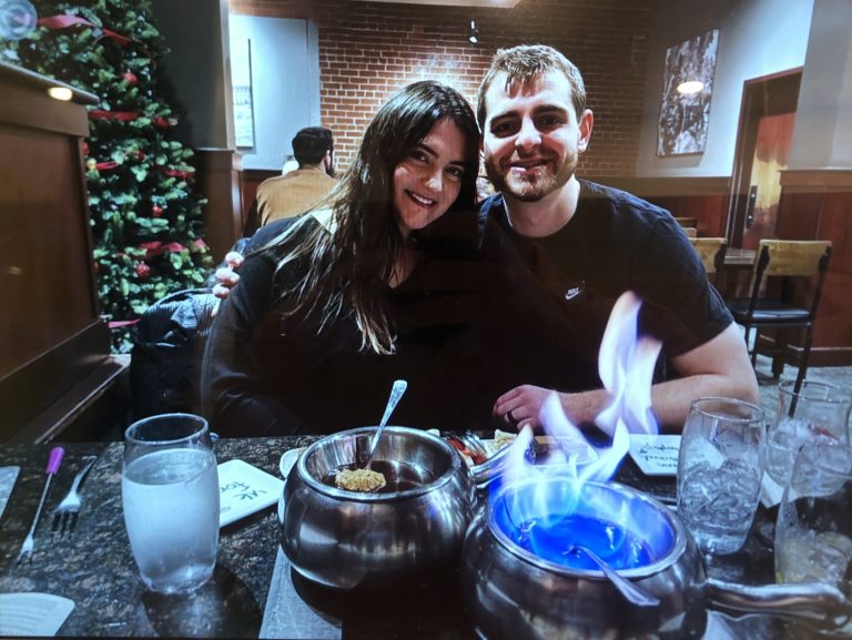 Grant Raleigh, PT at ARCPT+ Wichita East Clinic, with his partner.